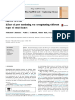 Effect of Post Tensioning On Strengthenin - 2017 - Journal of King Saud Universi PDF