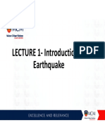 Lecture 1 - Introduction To Earthquake PDF