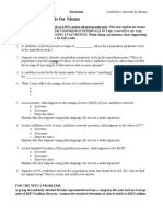 Rec 12B - Confidence Intervals For Means