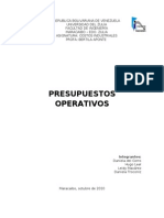 Presupuestos Operativos