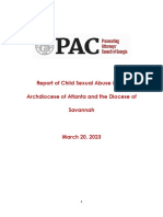 Report On Child Abuse in The Archdiocese of Atlanta