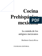 Cocina Prehispanica Mexicana La Comida D PDF