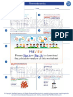 Worksheet Physics High School Thermodynamics 0