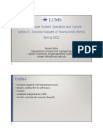 Lecture - 9 - Economic Dispatch of Thermal Units - Part E