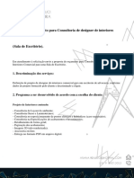 Orçamento Consultoria Designer de Interiores Comercial PDF