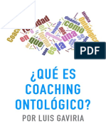 Que Es Coaching Ontologico Ebook