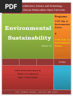 EVS021 Environmental Sustainability PDF