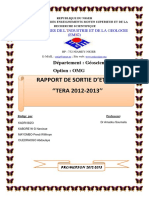 Rapprot de Sortie Geologique