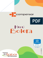 Menu Bolera 2020 PDF