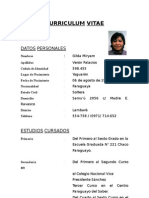 Curriculum Vitae Miryam Veron