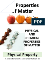 The Properties of Matter