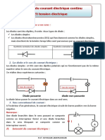 Le Courant Electrique Continu Cours 1 3