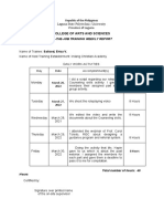 Weekly-Progress-Report 2 in ICA