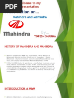 Final PPT of Mahindra