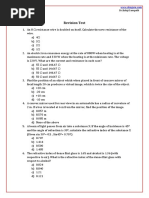 STD 10 Revision Test On EPP - Student PDF