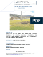 Informe de Suelos - Plaza PDF