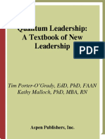 Tim Porter OGrady Kathy Malloch Quantum Leadership - A Textbook of New Leadership Jones and Bartlett Publishers Inc. 2003 PDF