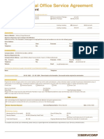 Servcorp Virtual Office Service Agreement: 12 Month Commitment