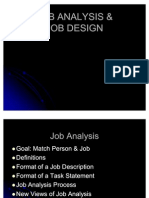 Job Analysis & Job Design