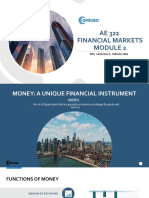 AE 322 Financial Markets: Mrs. Carazelli A. Furigay, Mba