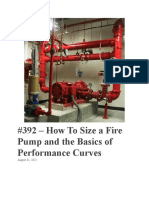 #392 - How To Size A Fire Pump and The Basics of Performance Curves