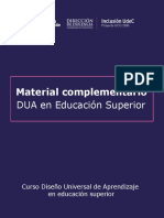 Material Complementario DUA en Educación Superior PDF