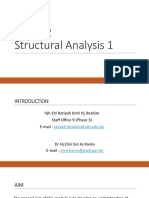 Structural Analysis 1 (Intro)