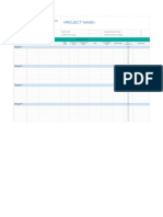 Agile Project Management Excel Template