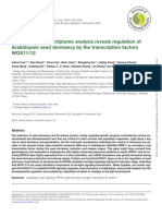 Time-Course Transcriptome Analysis Reveals Regulation of Arabidopsis Seed Dormancy by The Transcription Factors WOX11/12