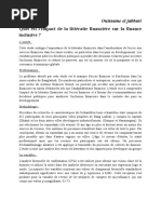 Article Quel Est L'impact de La Littératie Financière Sur La Finance Inclusive