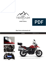 Sinnis Terrain 125 Motorcycle Owner's Manual PDF