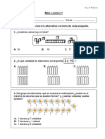 Mini Control 1: Nombre: Curso