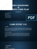 Nursing Diagnosis & Nursing Care Plan: by Group 1