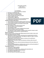 Unit 1 Lesson 2 Outline Characteristics of Farming