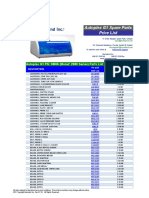 Autoplex G1 Spare Parts Price List