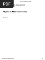 System Requirements - C&R Technologies