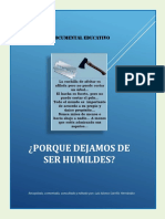 ¿Porque Dejamos de Ser Humildes