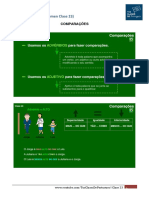 Resumo Aula 23 (Resumen Clase 23) : Comparações