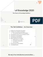 TOK Webinar THE NEW EXHIBITION