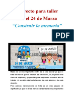 Talleres 24 de Marzo La Memoria Primer Ciclo