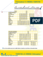 Horaires Valables Toute L'année Sauf Le Samedi.: Lundi À Vendredi