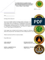 Solicitation Letter