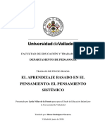 El Aprendizaje Basado en El Pensamiento: El Pensamiento Sistémico