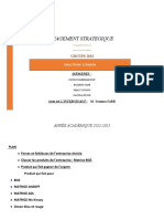 TD Management Stratégique Mba2 Qhse22-23