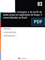 Avaliação de Rotulagem e Do Perfil de Ácidos Graxos em Suplementos de Ômega 3 Comercializados No Brasil