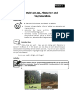 Module 2. Lesson 1.habitat Loss