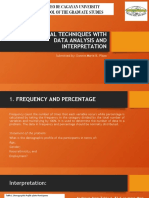 On Final Requirement (Ten Statistical Techniques) - Donnie Marie Plaza