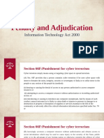 Infromation Technology Penalty and Adjudication