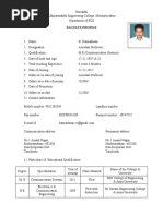 NBA Faculty Profile-Kannadasan As On 04.05.2016