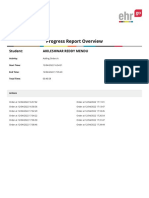 Progress Report Overview: Student: Akileshwar Reddy Mendu